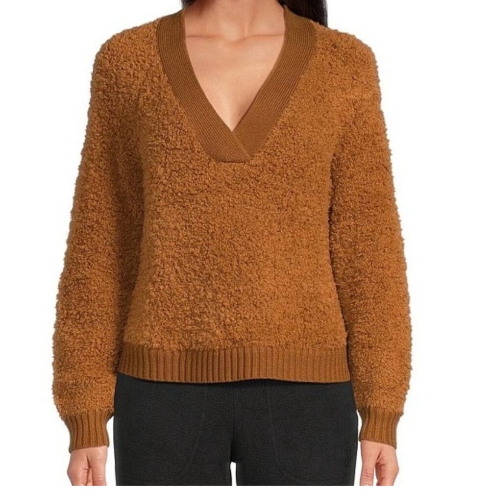 UGG Women's V-Neck Sweater in Brown